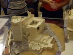 Maquette dvoilant la crypte